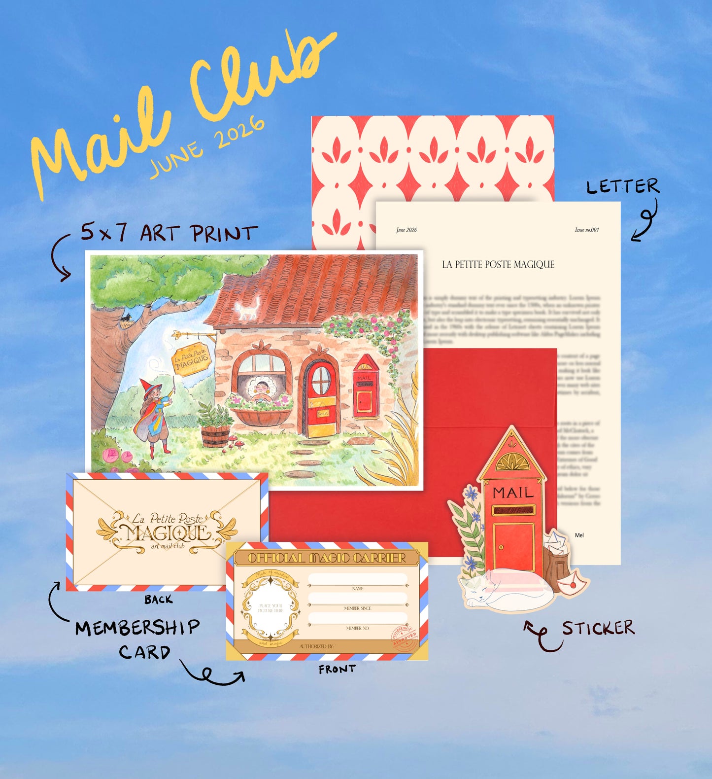 La Petite Poste Magique - Monthly Mail Club